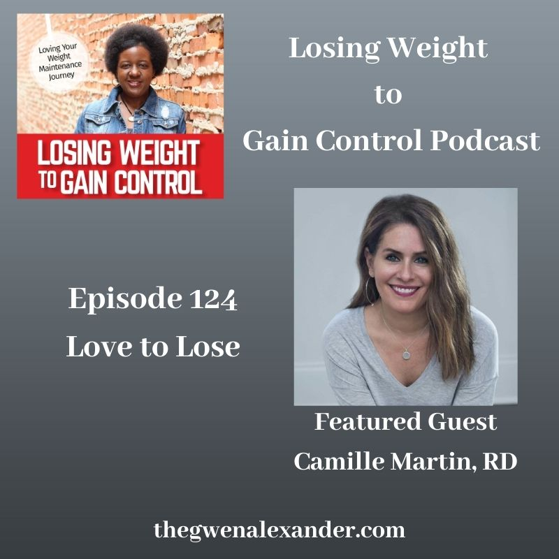 Losing Weight to Gain Control card Losing Weight to Gain Control card